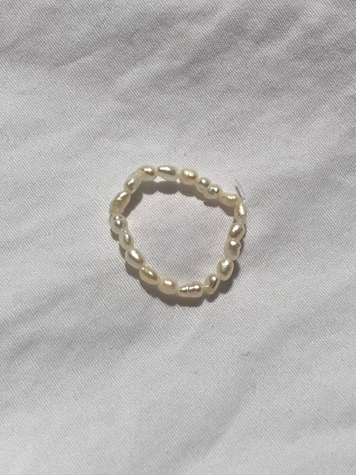 Tiny Süßwasserperlen Ring