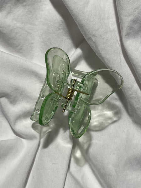 Butterfly Hair Clip | Green