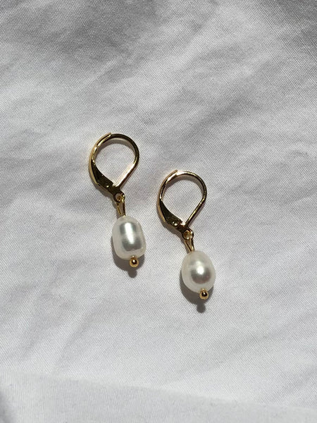 Big Pearl hoops | Creolen